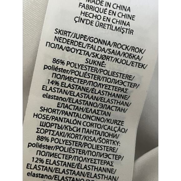 RLX Ralph Lauren White Performance Skort XS | Tennis Golf Active Athletic Skirt - Picture 10 of 10